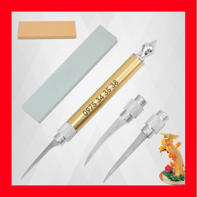 Dao tỉa hoa quả, trái cây, dao 3 lưỡi BHB0002