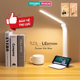 Đèn bàn học đọc sách cao cấp TLDL - QUDA tích điện bảo vệ mắt cảm ứng 3 chế độ ánh sáng biến thiên