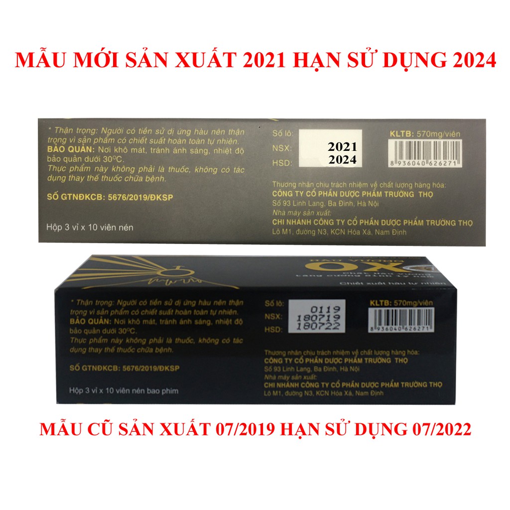 [MUA 1 TẶNG 1] Mua 1 hộp Thực phẩm bảo vệ sức khỏe HÀU VƯƠNG OX hỗ trợ sinh lý nam giới Tặng 1 hộp hạn dùng 2022