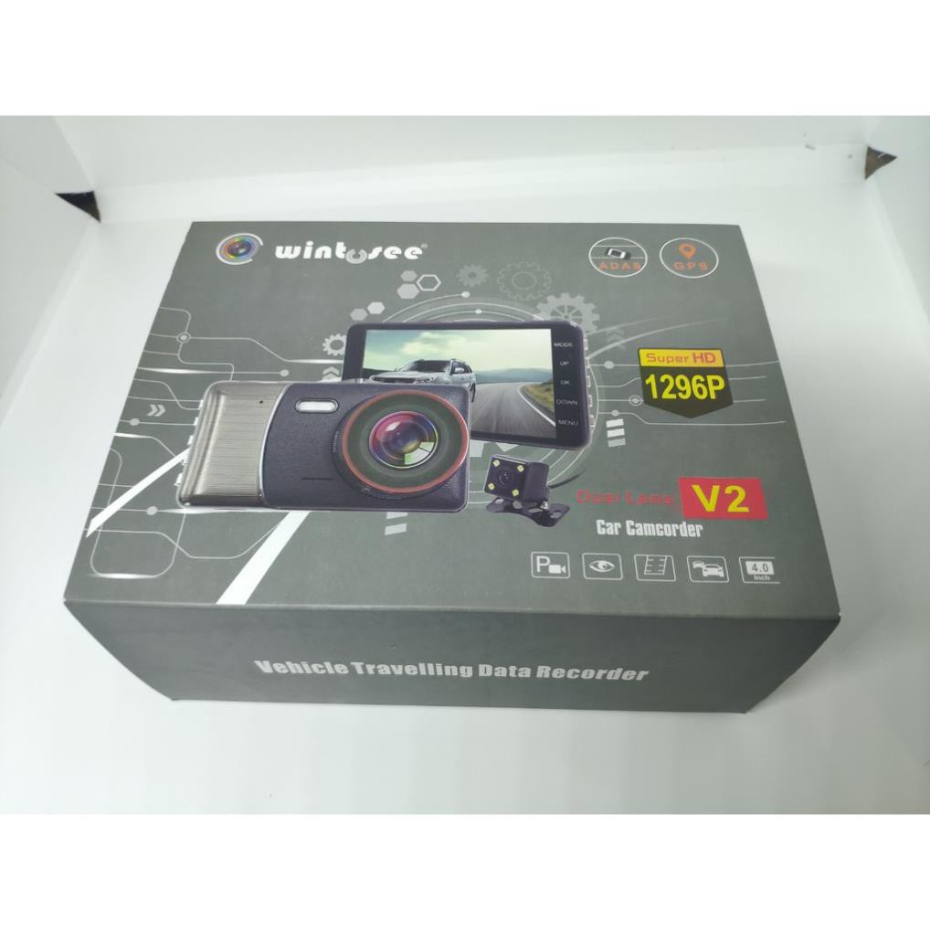 [Tặng thẻ nhớ 32G] Camera hành trình giá rẻ wintosee V2 GPS_ADAS cảnh báo làn đường-cảnh báo tốc độ | BigBuy360 - bigbuy360.vn
