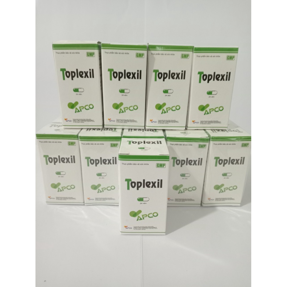 TOPLEXIN Apco Lọ 24 viên giúp giảm ho, long đàm