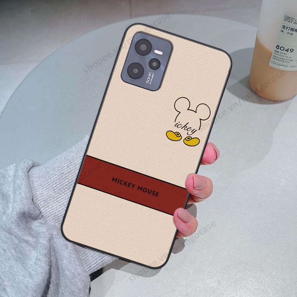Ốp lưng Realme C35 in hình happy nice, bé gấu đáng yêu