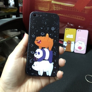 Ốp lưng iPhone 5 dẻo in hình dễ thương