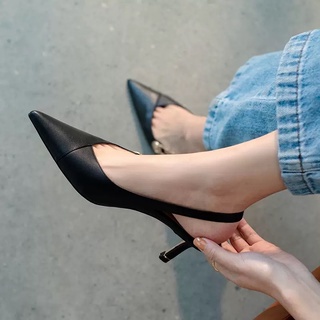 [Amyshoes] Giày công sở slingbacks gót 6cm