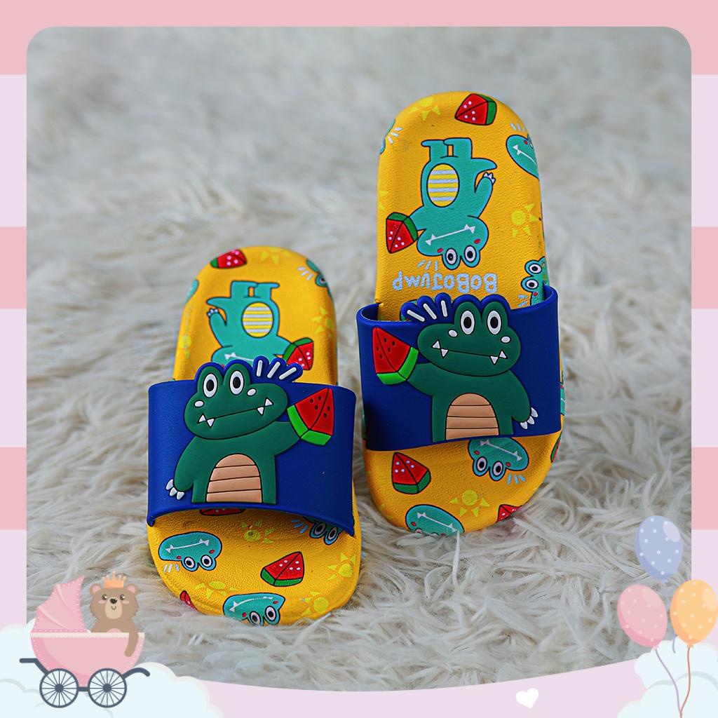 Dép Bé Trai Hình Cá Sấu Siêu Ngộ Nghĩnh Đủ Size Đủ Màu Kèm Kích Thước Dễ Lựa Chọn (Hình Thật)