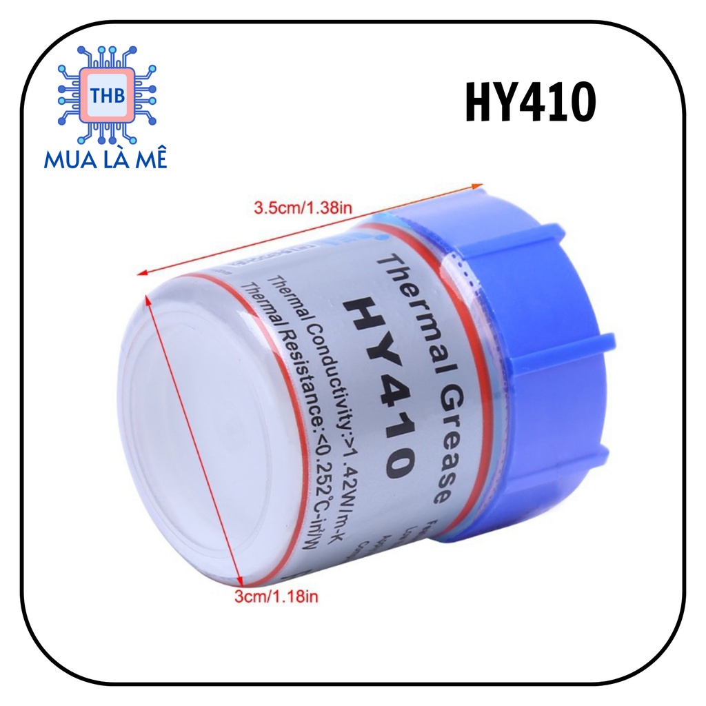 Keo tản nhiệt HY410, keo tản nhiệt trắng chất lượng cao.