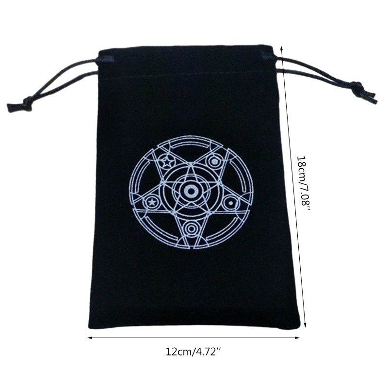 Túi Dây Rút Vải Nhung Đựng Thẻ Bài Trò Chơi Phù Thủy