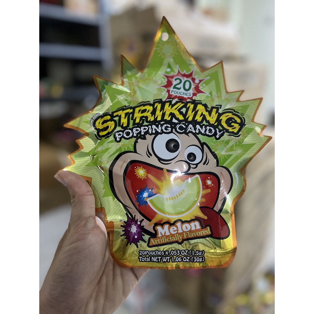Kẹo nổ Striking Hongkong gói 15gr-30gr