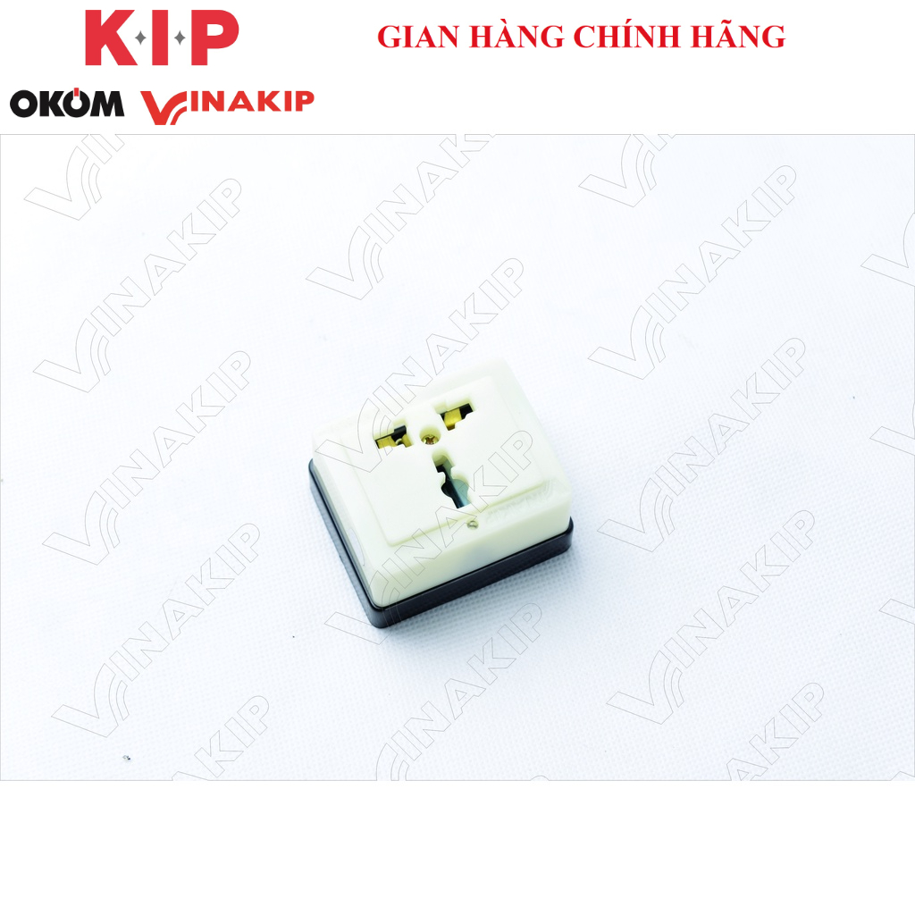 Ổ cắm VINAKIP đơn 3 cực đa năng 10A 250V