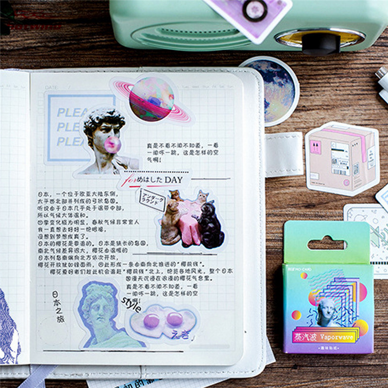 HW Set 46 Miếng Dán Trang Trí Sổ Lưu Niệm