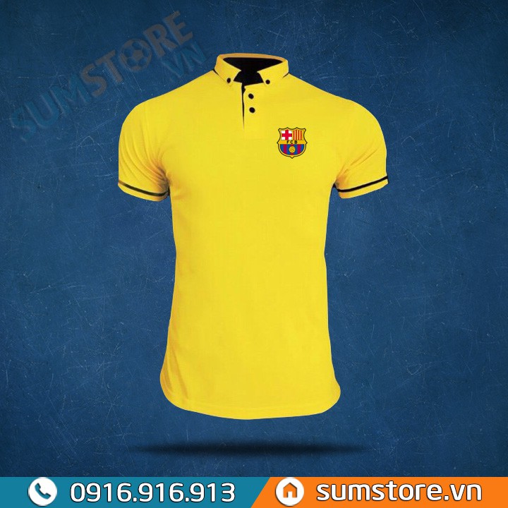 Áo thun Polo Nam Nữ Cổ bẻ Nhiều Màu - Dành cho fan CLB Barca 2019
