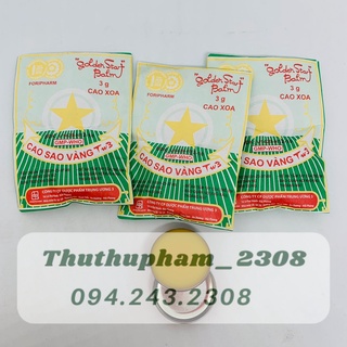 Cao sao vàng dược phẩm Tw3 dầu cù là chính hãng hũ 3g