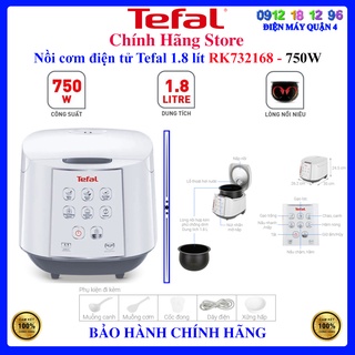 Nồi cơm điện tử Tefal 1.8 lít RK732168, Bảo hành chính hãng 24 tháng