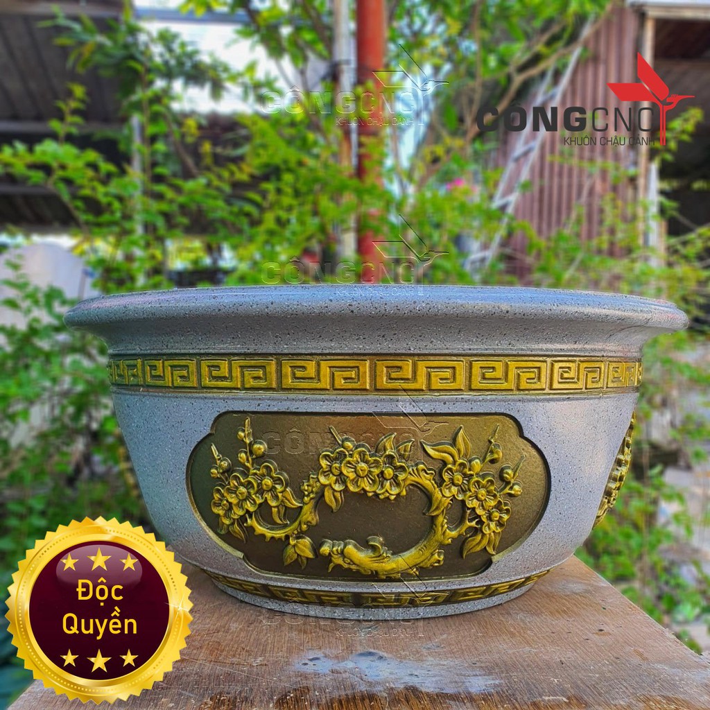 KHUÔN ĐÚC CHẬU TRÒN ABS 60CM KHÔNG ĐÔN