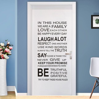 Decal dán tường chữ
