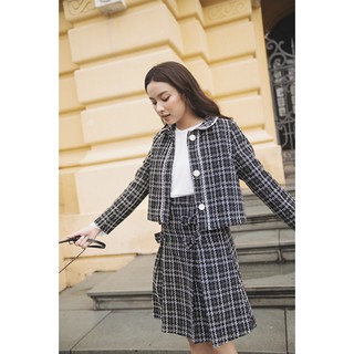 Áo vest croptop phối ren