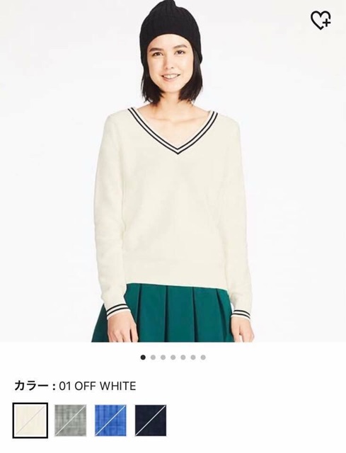 Áo len pha cashmere uniqlo nhật
