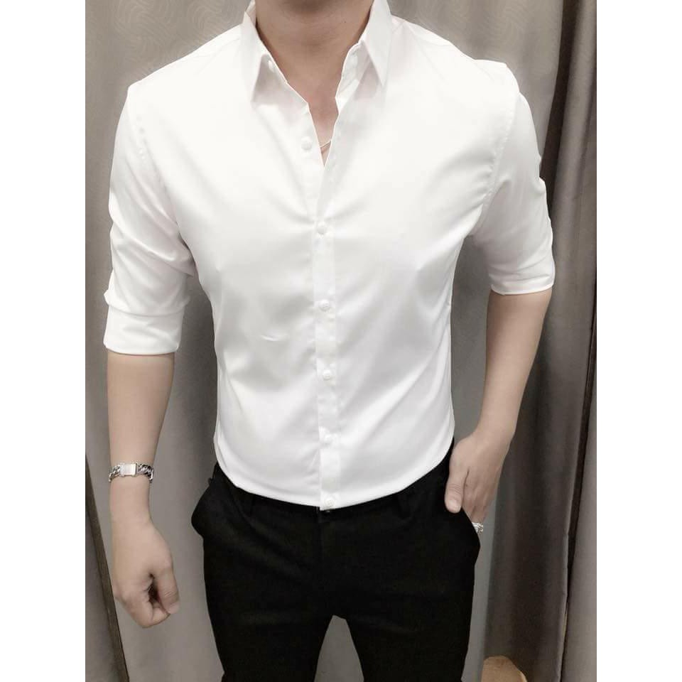 ( HÀNG CAO CẤP) Sơ mi HỘP xuất HÀN chuẩn fomr người mặc | BigBuy360 - bigbuy360.vn