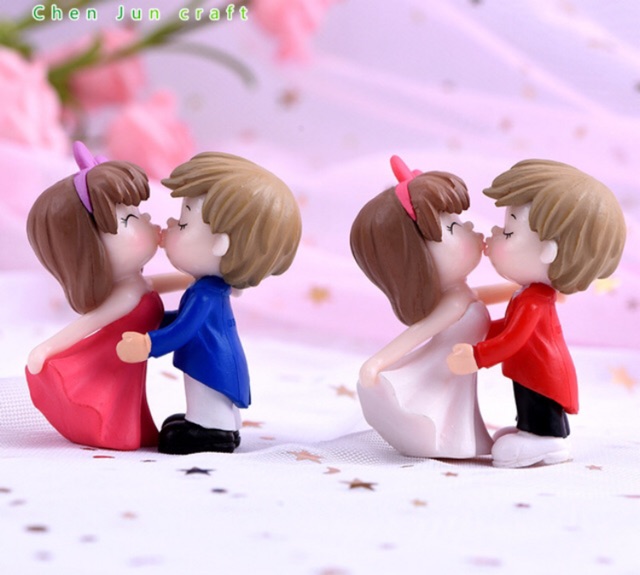 Đôi Cô Dâu Và Chú Rể Chipi - Phụ Kiện Trang Trí Tiểu Cảnh Terrarium