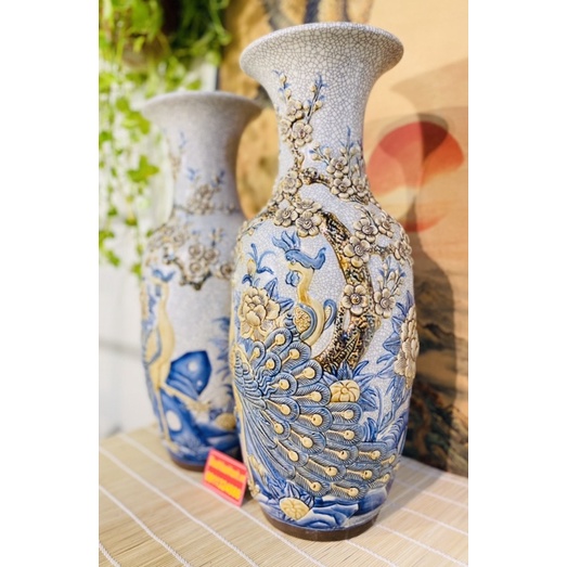 Đôi lục bình men rạn