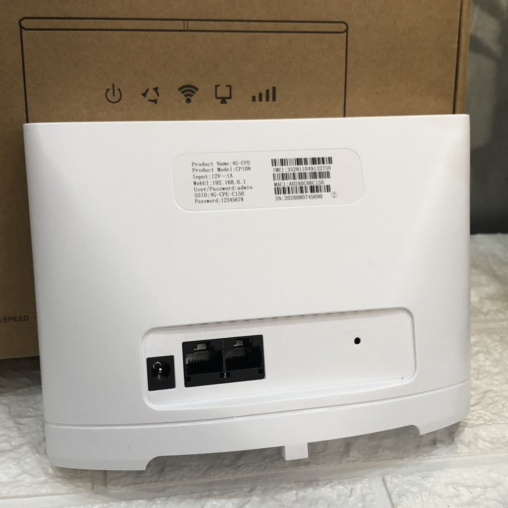 Bộ phát Wifi từ sim 3G/4G LTE 4G CPE – CP108 tốc độ 300Mbps - Hỗ Trợ 32 User-Hàng chính hãng