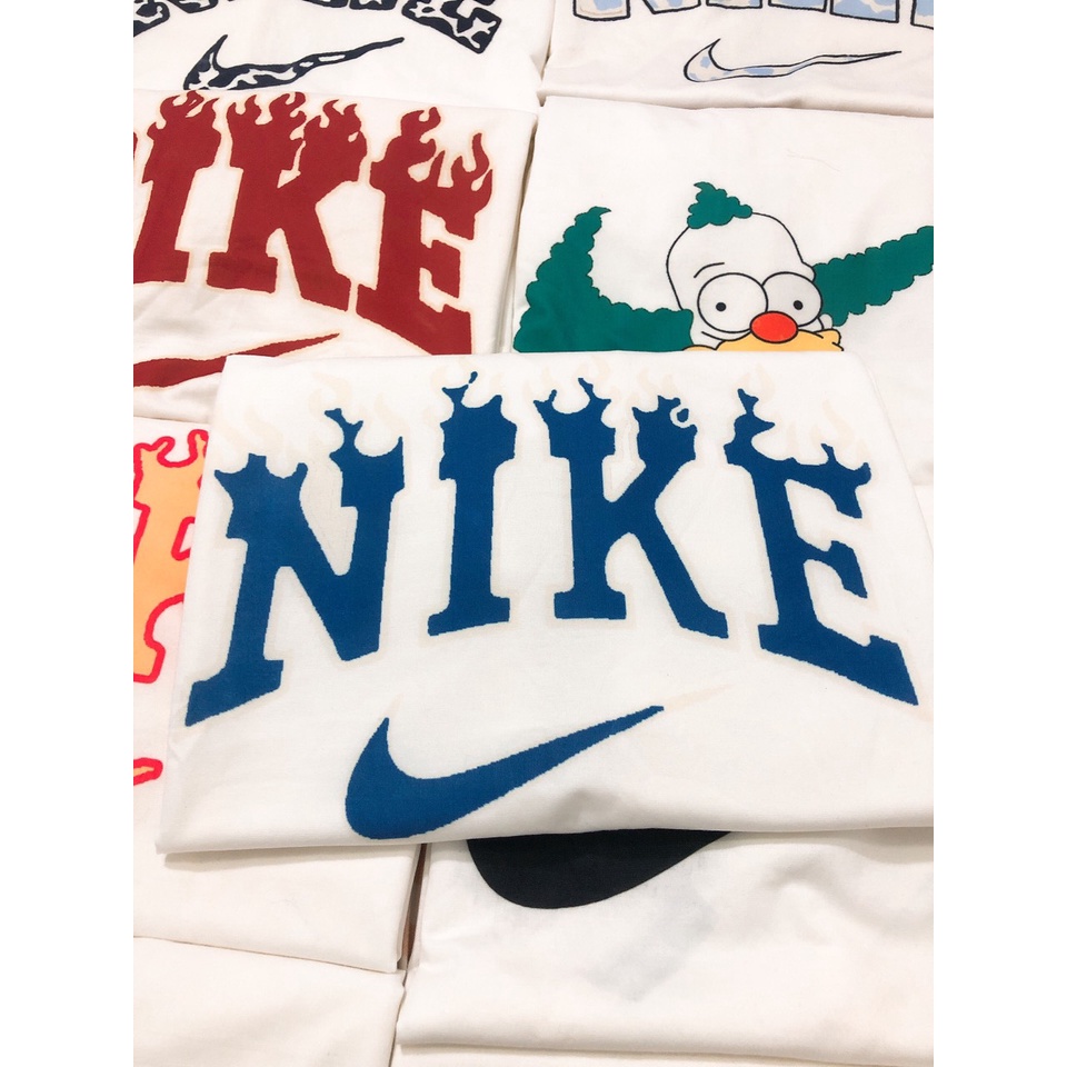 áo thun tay lỡ in logo hiệu unisex ♥ | BigBuy360 - bigbuy360.vn