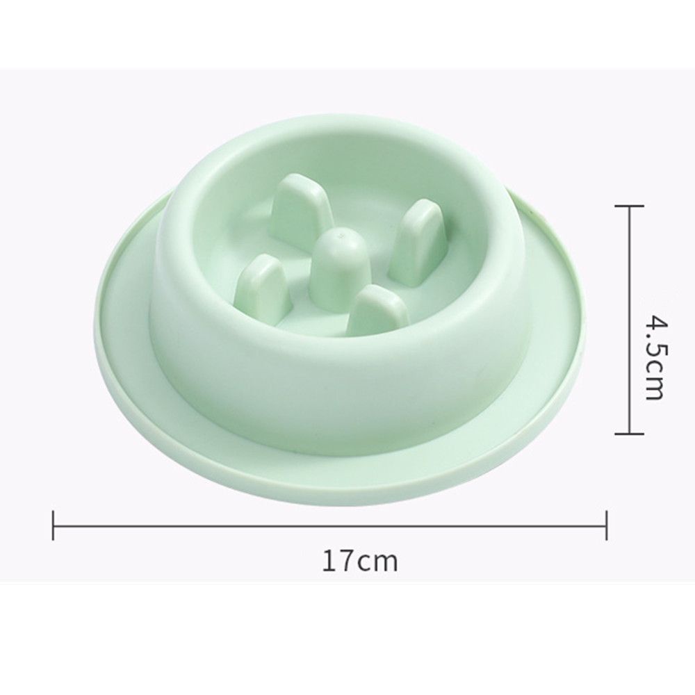Tô Đựng Thức Ăn Bằng Nhựa Thiết Kế Độc Đáo Chống Trượt Chống Sặc Tiện Dụng Cho Thú Cưng