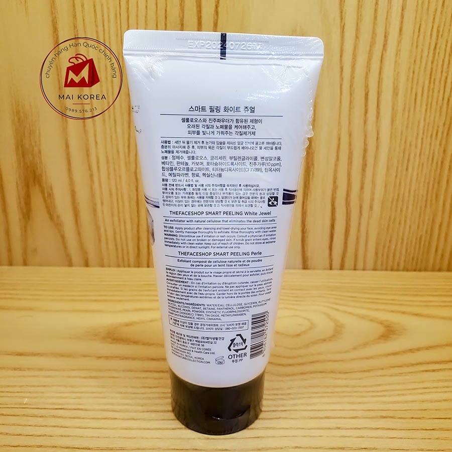 Tẩy da Chết Ngọc Trai The Face Shop White Jewel Peeling