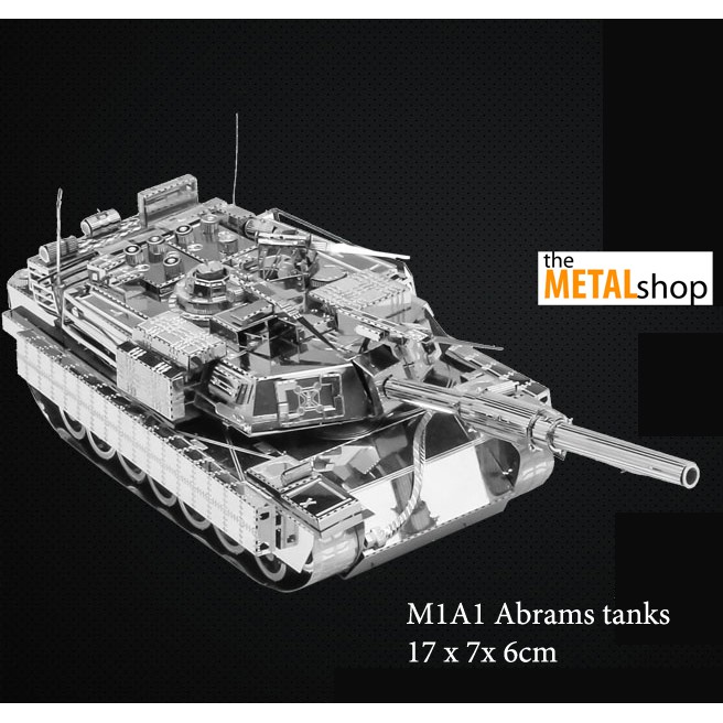 Mô Hình Lắp Ghép 3d Kim Loại xe tank  cỡ lớn