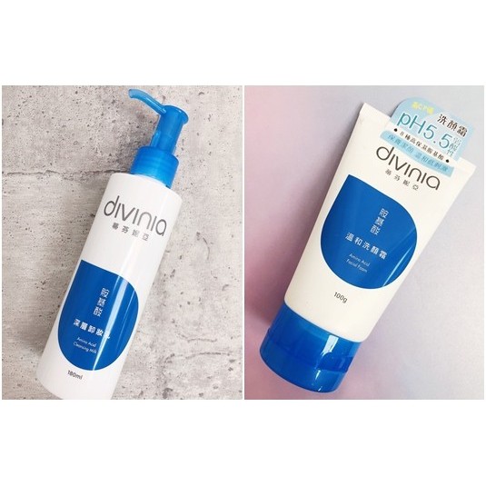 Sữa Rửa Mặt & Sữa Tẩy Trang Divinia Amino acid