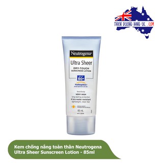 Kem chống nắng Neutrogena Ultra Sheer Dry Touch SPF 50+ - 85ml