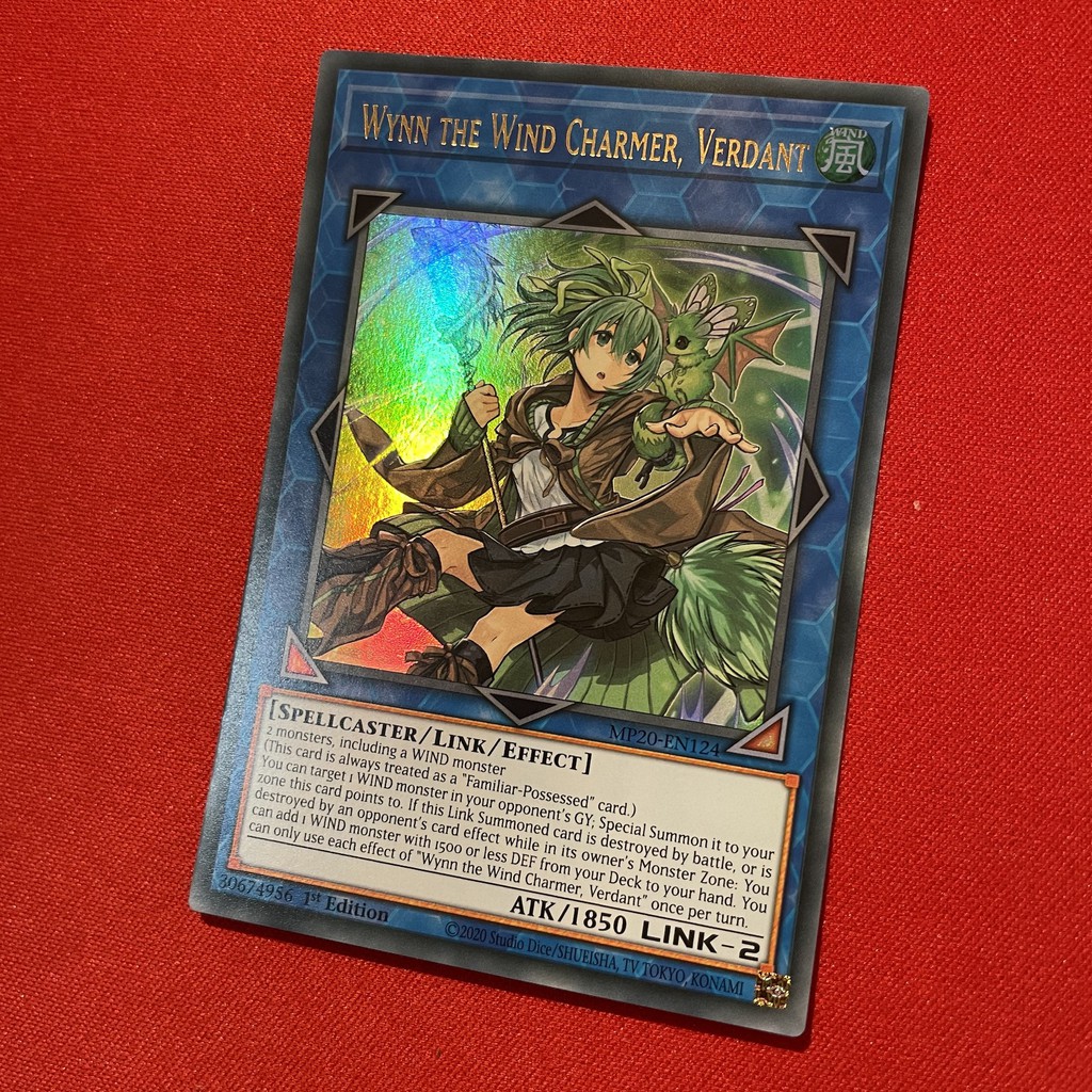 EN]Thẻ Bài Yugioh Chính Hãng] Wynn The Wind Charmer, Verdant