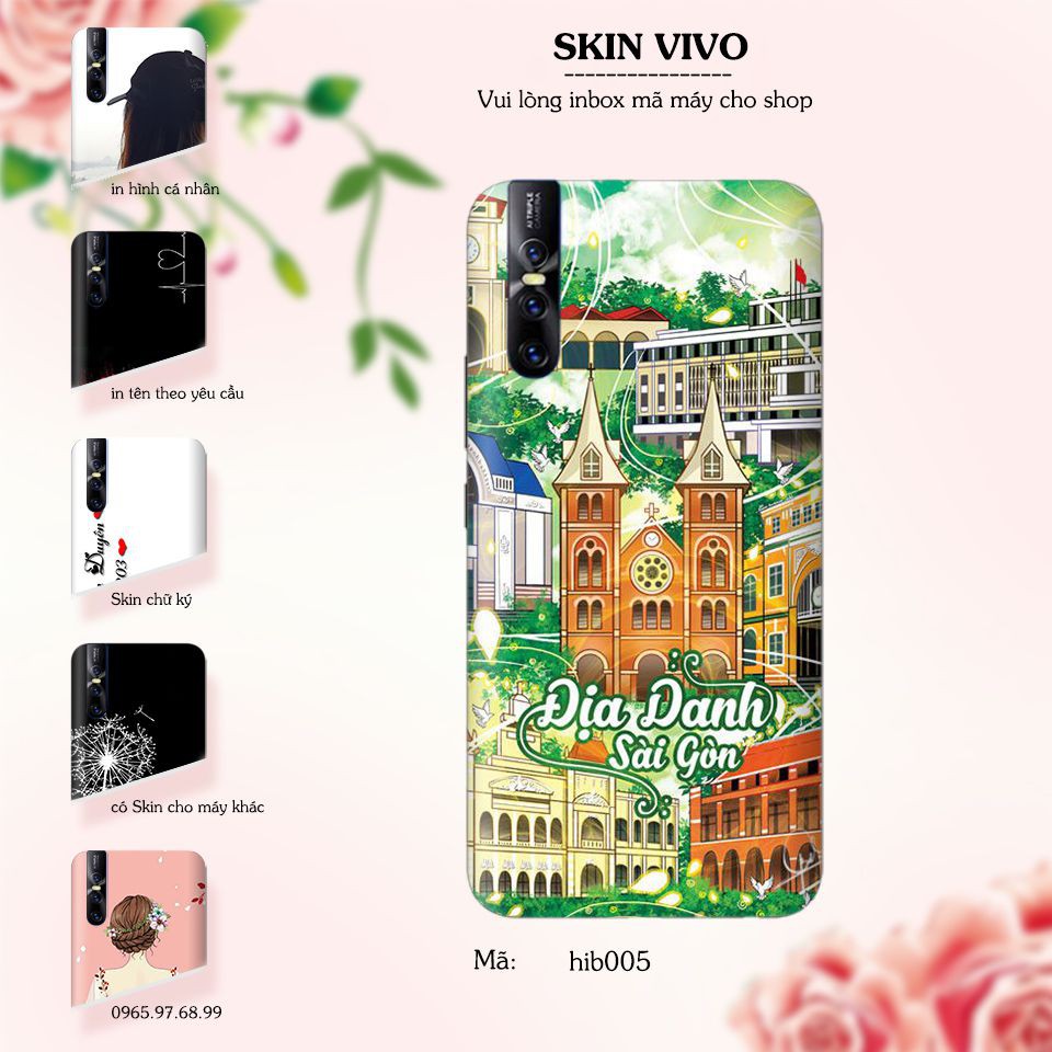 Skin dán cho các dòng điện thoại Vivo V3 max - V5 plus - V9 youth in hình hoạt hình cực bắt mắt