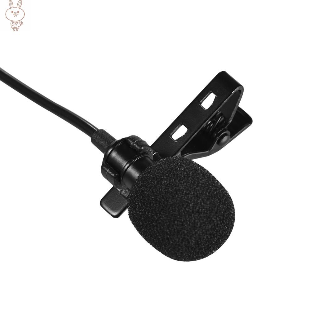 Only♥Andoer 4.5m/15ft USB Dual-head Lavalier Lapel Microphone Clip-on Omnidirectional Computer Mic for Windows Mac Video Audio Recording