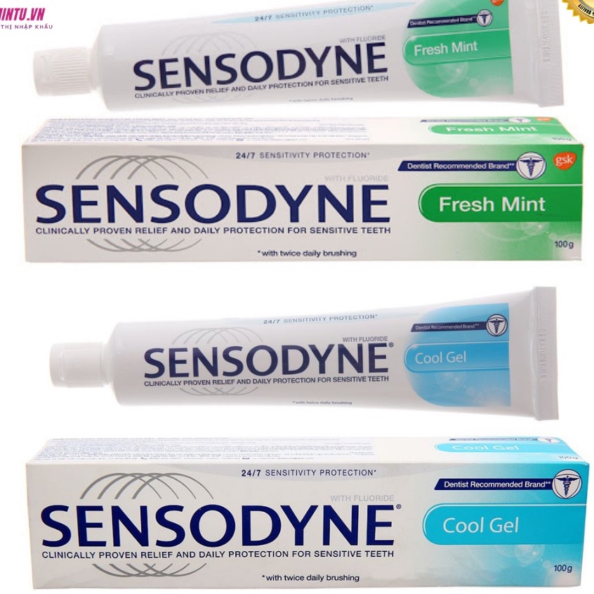 [Chính hãng]  Kem đánh răng sensodyne -  thuốc đánh răng chống ê buốt, sénodyne thái lan 100g