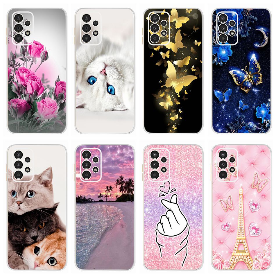 Ốp Điện Thoại TPU Silicone Mềm In Hình Hoa Cho Samsung Galaxy A13 Samsung A13 4G SM-A135F