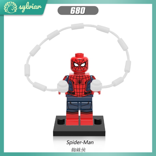Mô Hình Lego Người Nhện Bằng Lụa X0168