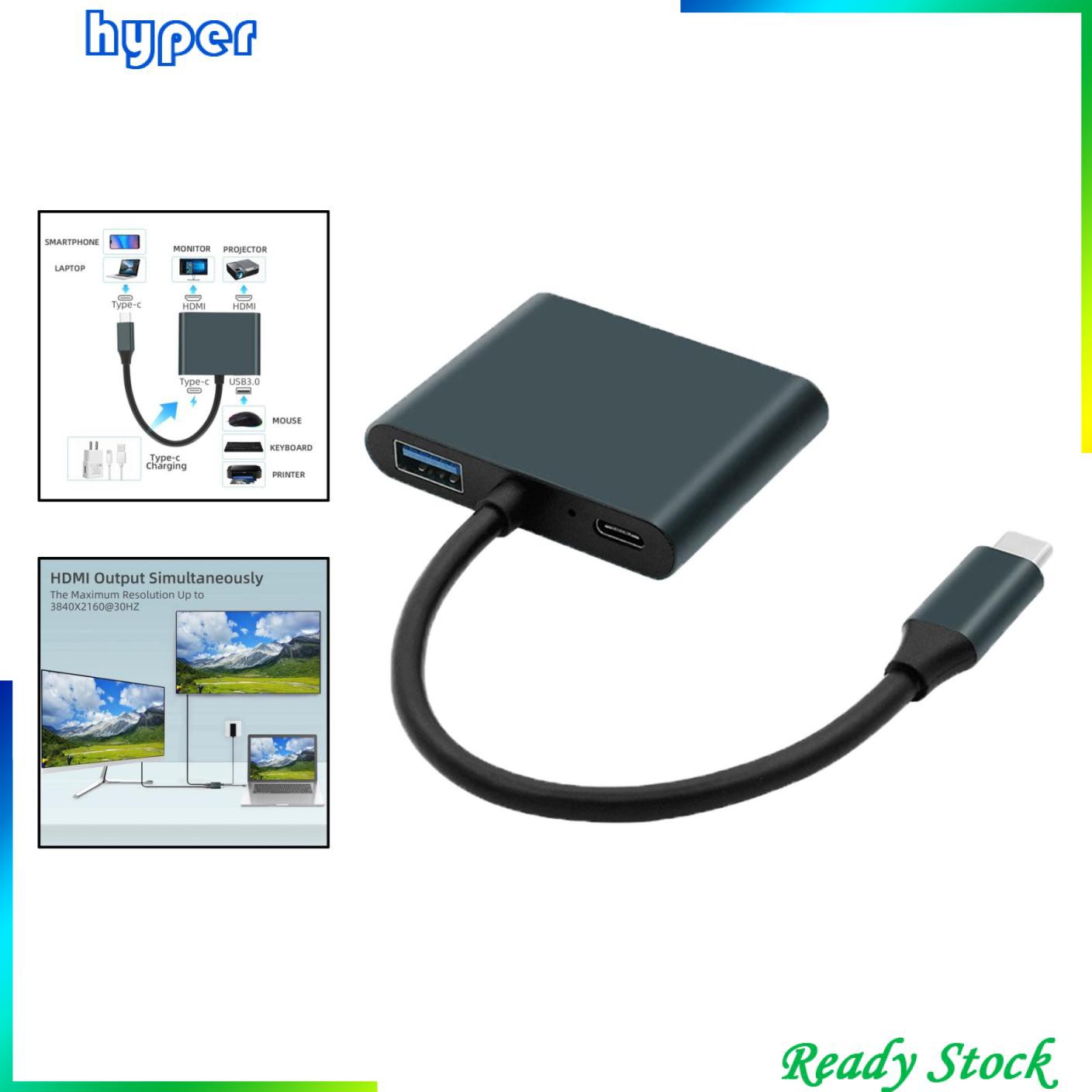 Cáp Chuyển Đổi Usb-C Sang Hdmi 4k 30hz Cho Macbook Pro 2018 / 2017 Dell Xps 13 / 15