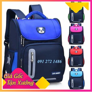 ⚡ Sẵn hàng số lượng lớn ⚡Ba lô Gấu khoá SM baby| Balo học sinh cấp 1 cấp 2| chống nước chống gù