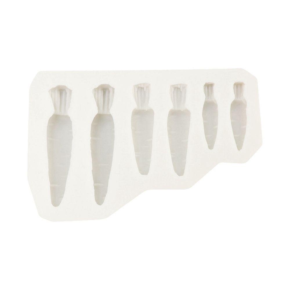 AUGUSTINA Khuôn Silicone Làm Bánh Kẹo Hình Củ Cà Rốt Xinh Xắn
