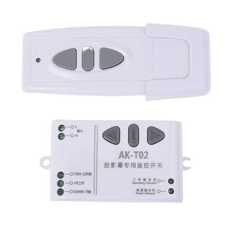 Mô Tơ Điều Khiển Từ Xa Không Dây 433mhz Cho Màn Hình Máy Chiếu