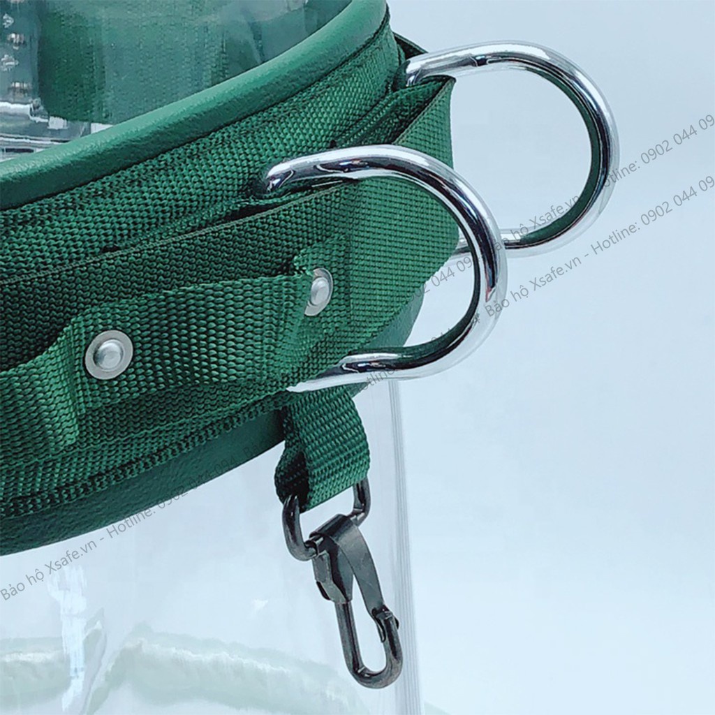 Đai an toàn điện lực Adela H227 -Dây an toàn đai bụng 2 khóa định vị chữ D - CHÍNH HÃNG [XSAFE] [XTOOLs]