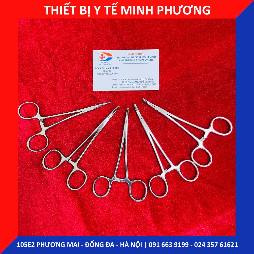 Panh cong y tế có mấu, không mấu Pakistan hàng tiêu chuẩn 12cm 14cm 16cm 18cm 20cm 22cm 25cm