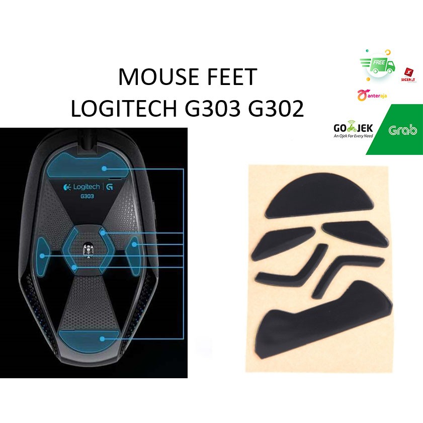 Miếng Lót Chuột Gaming Logitech G303 G302