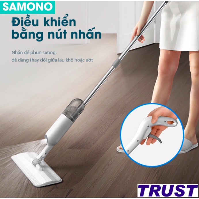 Cây Lau Nhà Phun Nước Xiaomi Deerma/Samono Water Spray Mop - TB500/SCM001