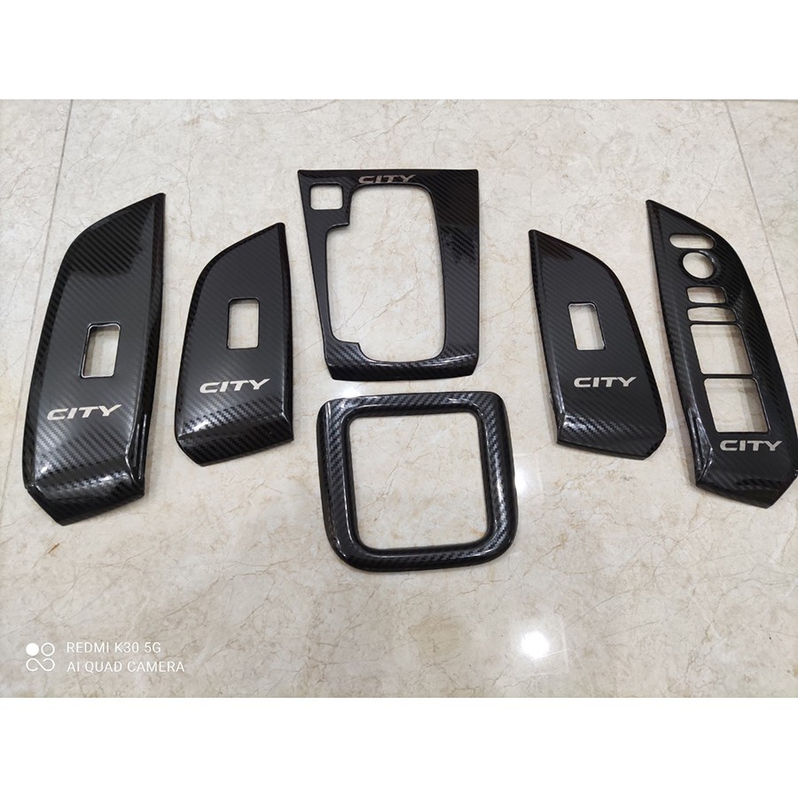 Ốp Nội Thất Xe Honda City 2021 Mẫu Carbon*MỚI NHẤT*