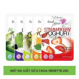 Combo 2 Mặt Nạ Giấy Vedette Sữa Chua 25ml