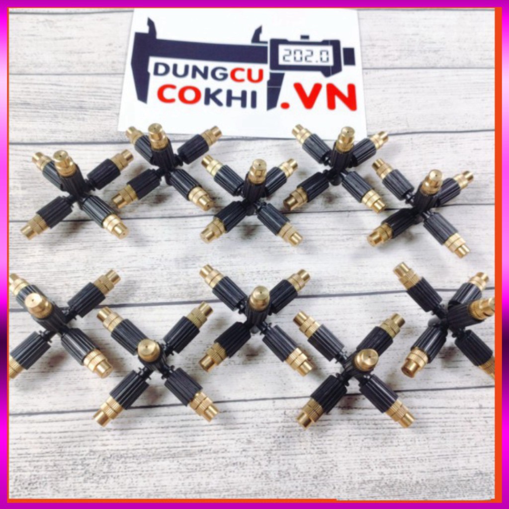 [GIÁ TỐT] 10 Béc phun sương 5 tia đồng, dùng tưới cây, tưới lan