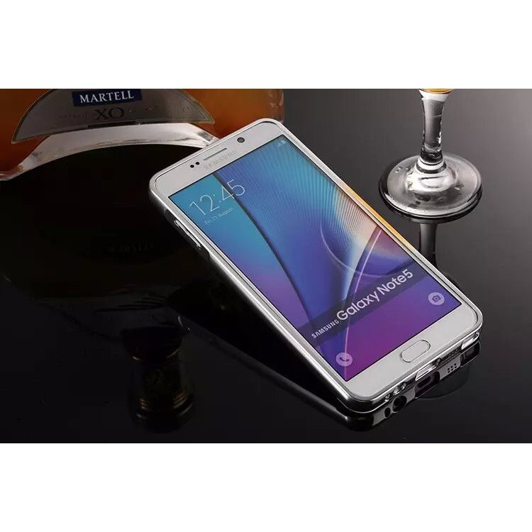 [Giá rẻ nhất ] Ốp lưng Samsung Galaxy Note 5 tráng gương viền kim loại