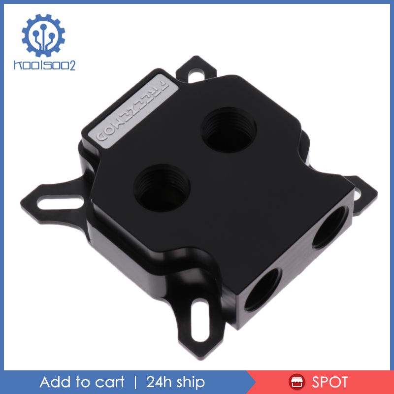 Copper Base Graphic Card GPU Water Block for PC Water Cooling System Black